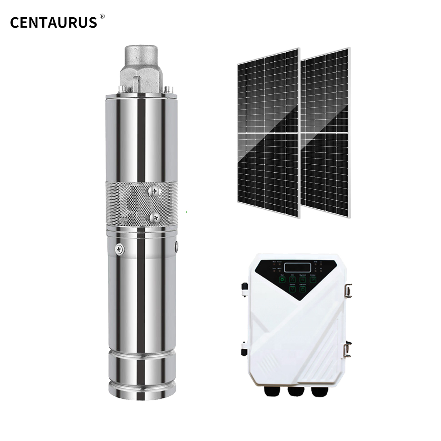 3DSS DC OEM สแตนเลสสูง submersible submersible deep well water pump